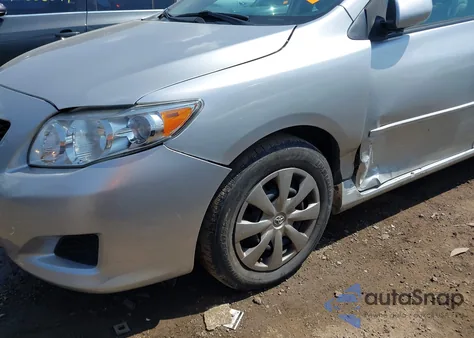 2010 Toyota Corolla Le z USA, uszkodzony, nr VIN 2T1BU4EE7AC376436